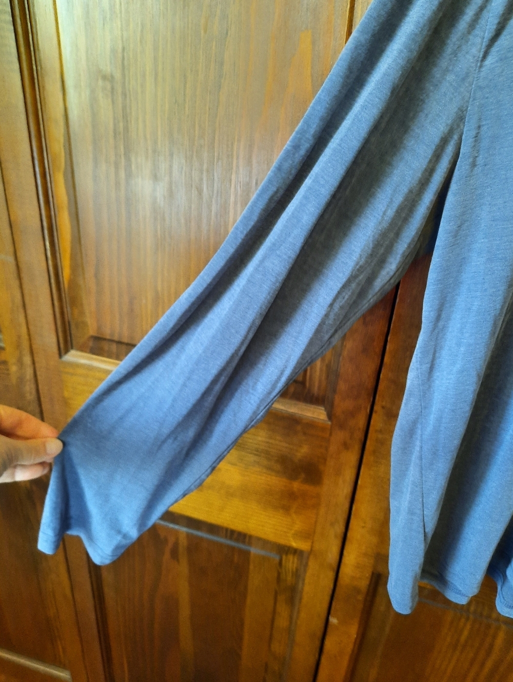 Fair Harbor Sun Protection UPF 50+ Dusty Blue Long Sleeve Henley T-shirt Size 2X - Picture 5 of 8